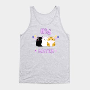 Big Sister and 3 cute cats Tank Top